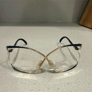 VTG Christian Dior 2056 49 Butterfly Prescription Glasses FRAMES Made in Austria